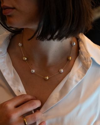 Dokonalé spojení zlata a perel ⚜️